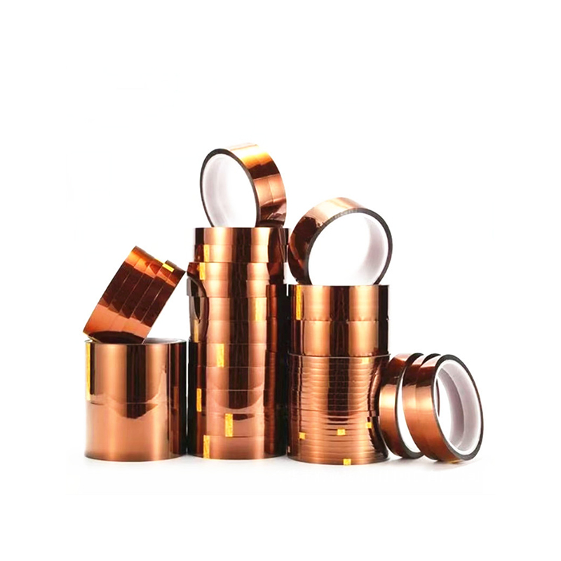 Cinta de poliimida de alta temperatura Brown PI Gold Finger