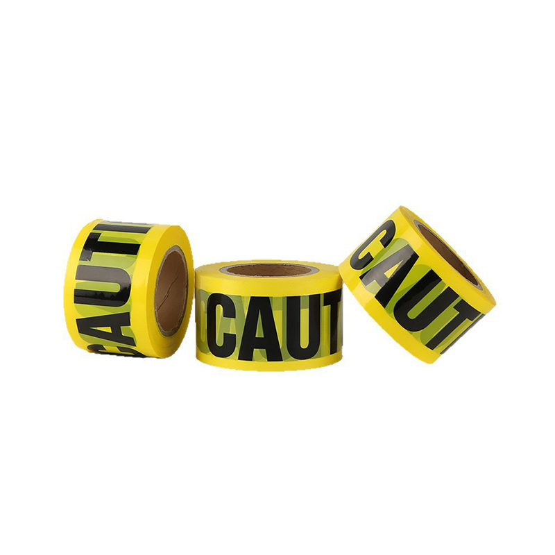 Cinta de advertencia de PE amarilla Cinta decorativa Cinta indicadora de marcador de seguridad