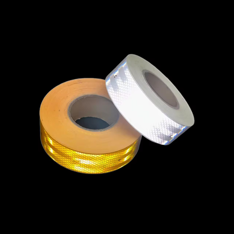 Cinta adhesiva de PVC de alta visibilidad para señalización de suelos, color negro y amarillo