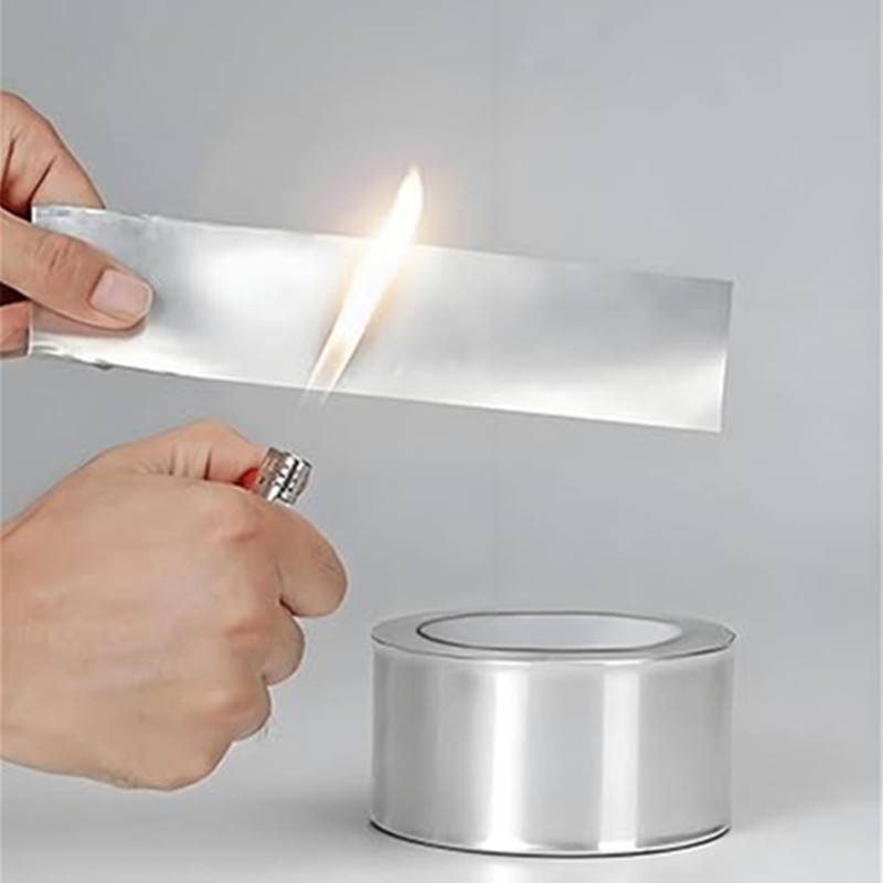 Parche de sellado a alta temperatura Cinta de conducto de lámina de aluminio resistente